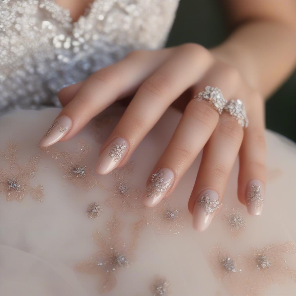 Bridal Party Showing Off Nails