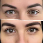 Brow Lamination Before & After in Vancouver, WA