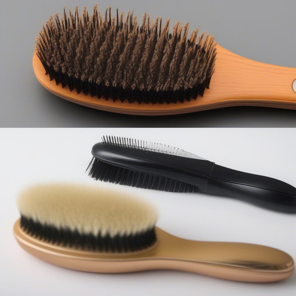 Brush Comb Cleaner Before & After Cleaning