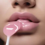 Applying a bubble lip mask