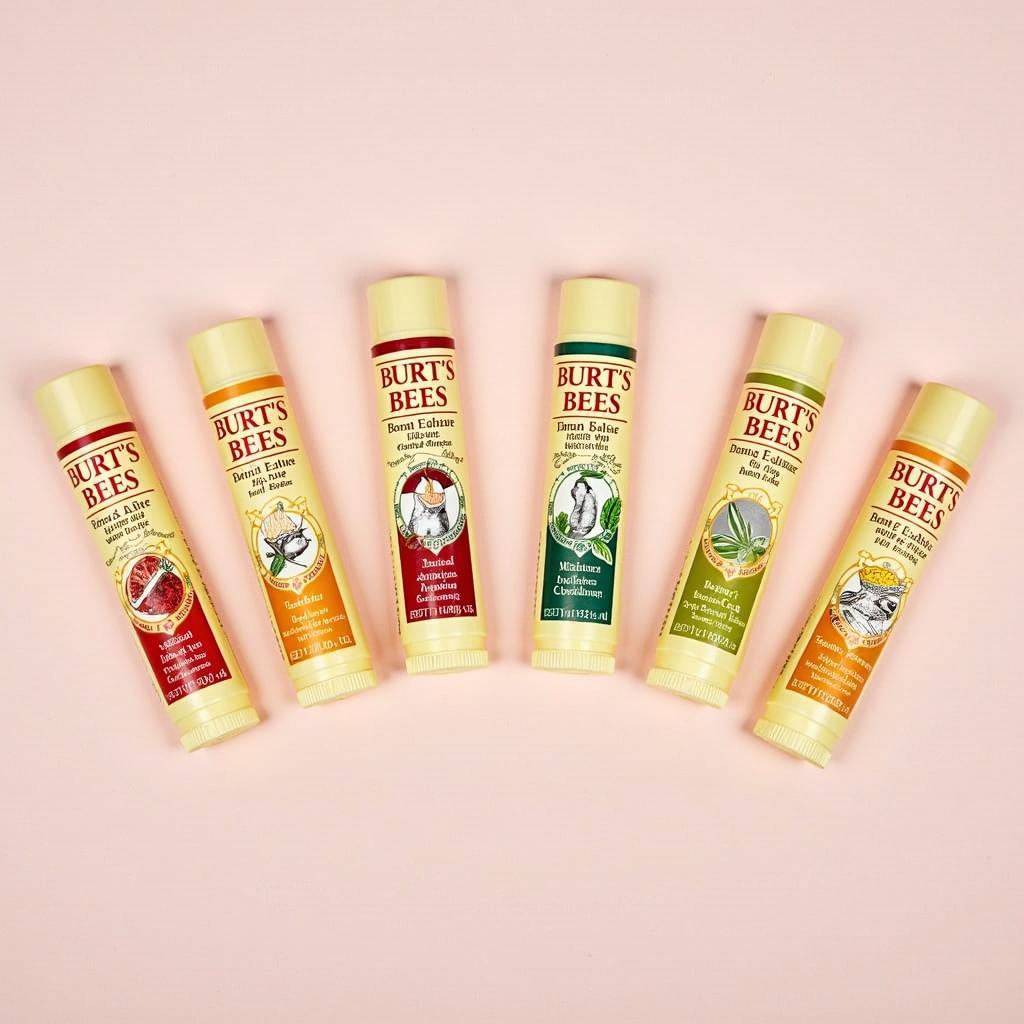 Different Burt's Bees Lip Balm Flavors