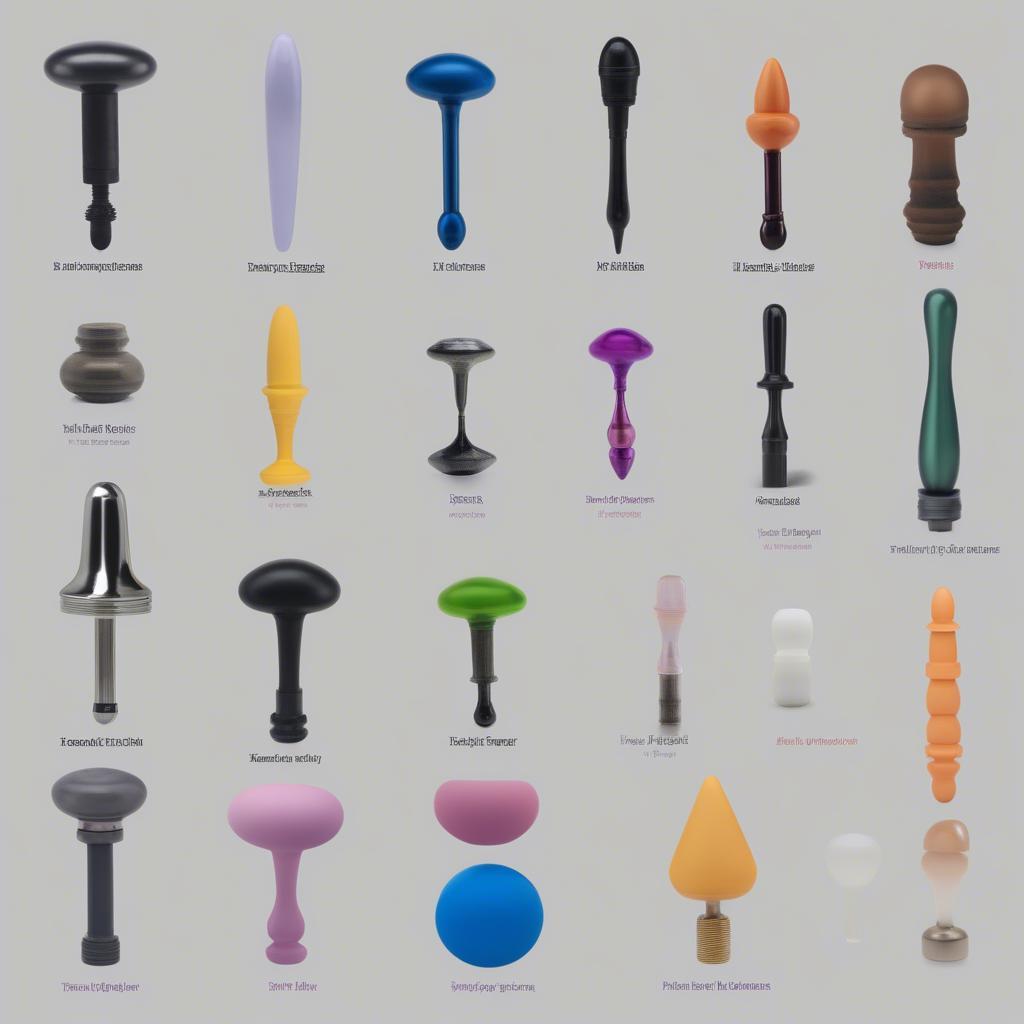 Different Butt Plug Models: A Variety of Shapes and Sizes