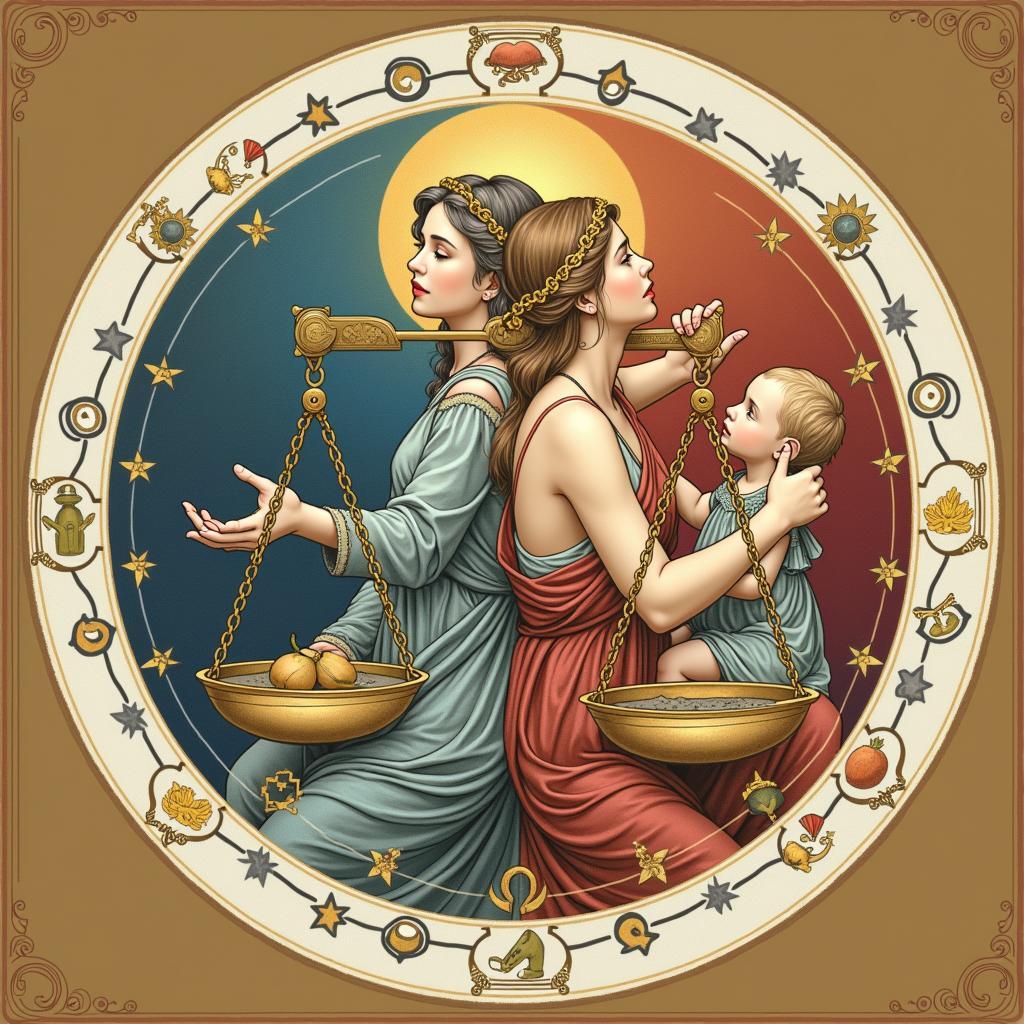 Cancer and Libra: Embodiments of Feminine Traits