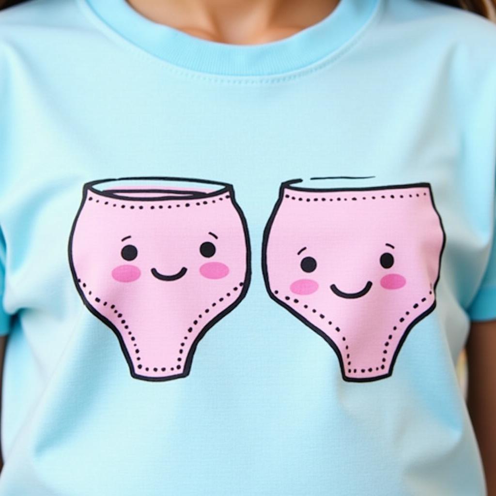 Cartoon Boobies T-Shirt Design