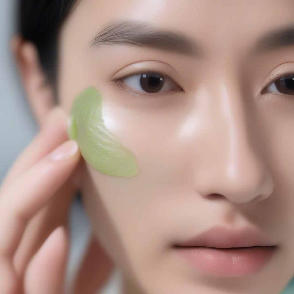 Applying Centella Asiatica Serum