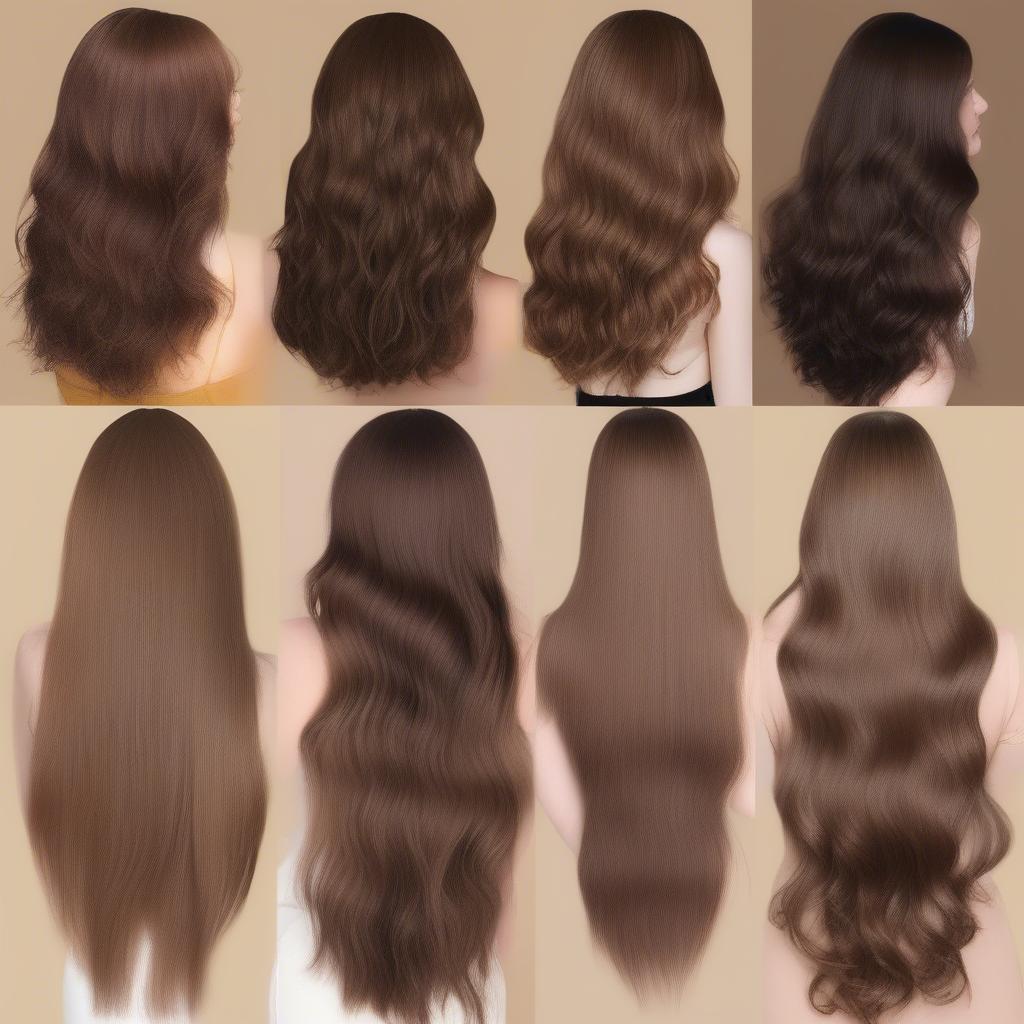 Examples of Chai Brown Hair Color