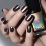 Chanel Black Pearl Nail Polish Swatch