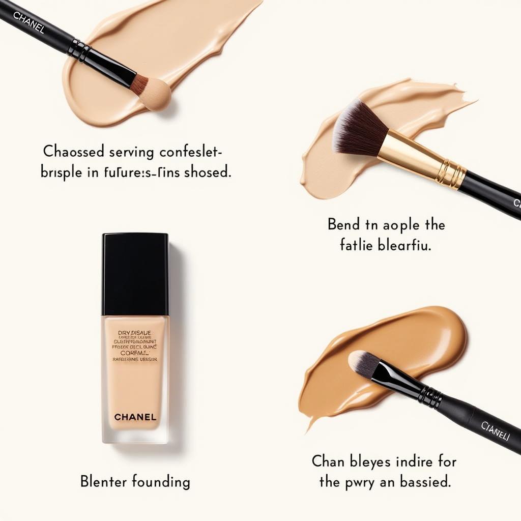 Chanel Perfection Lumière Foundation Application