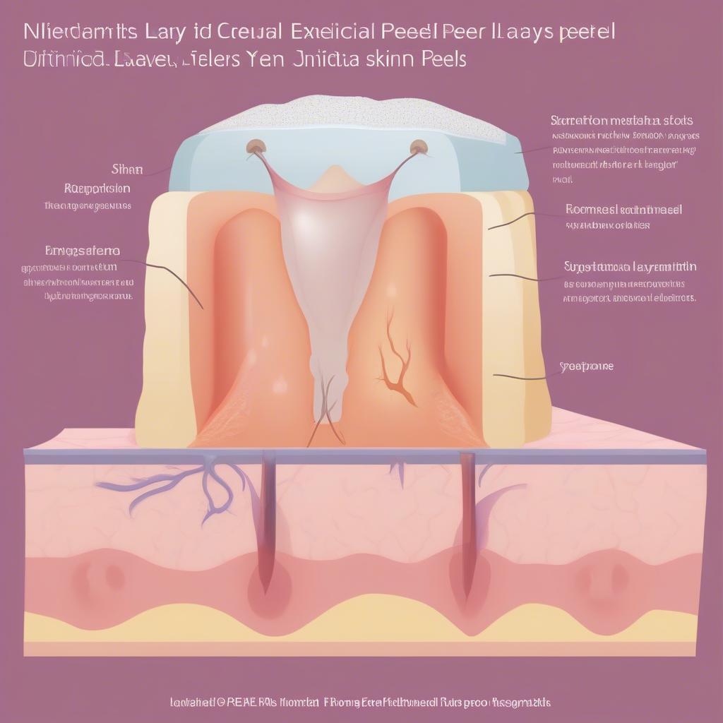 Chemical Peel Process Illustration