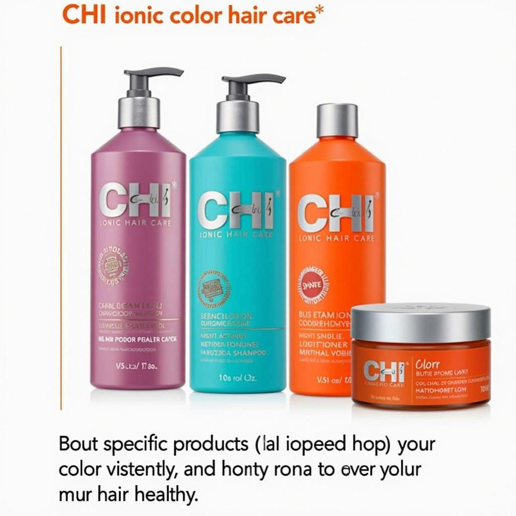 Chi Ionic Color Hair Care Products