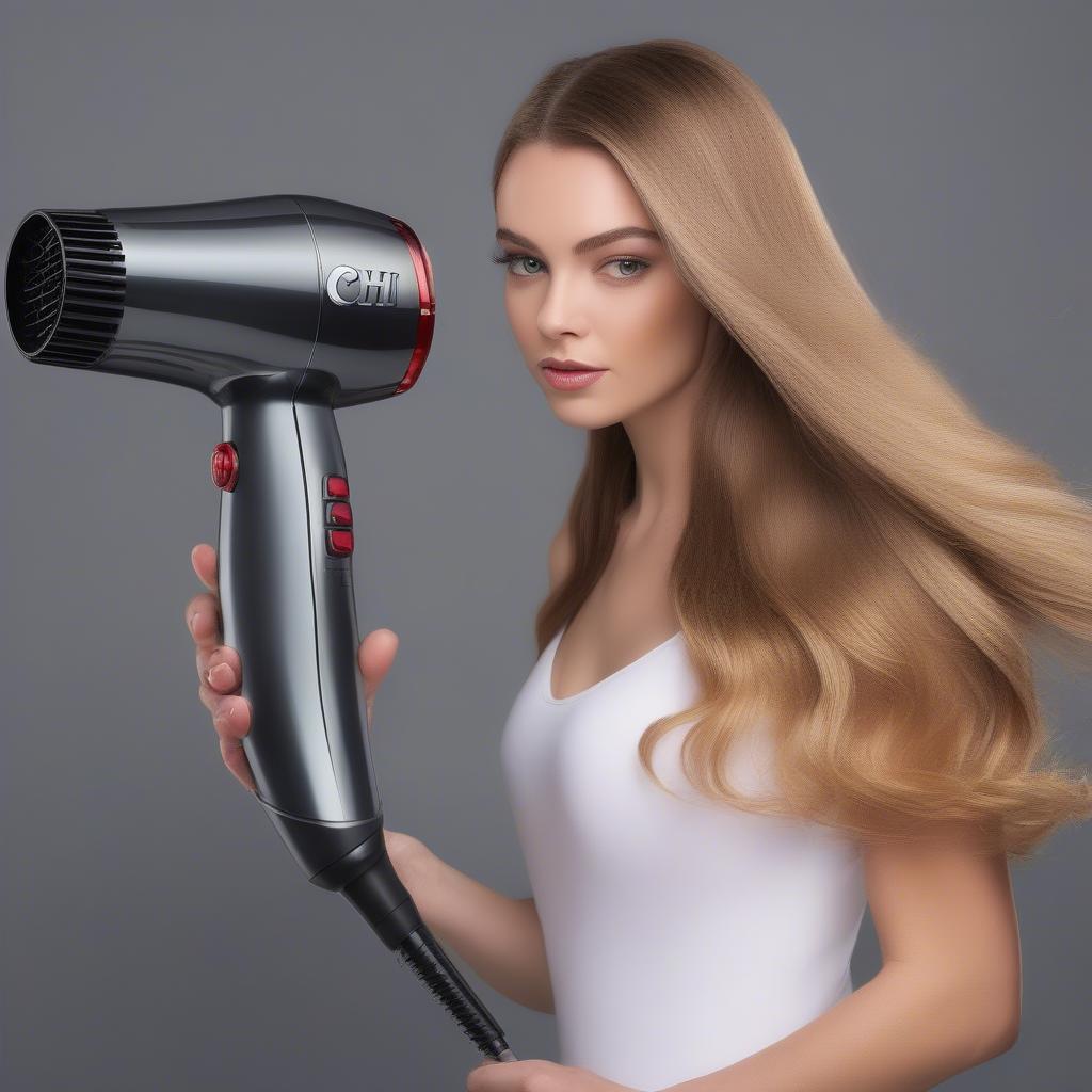 Chi Titanium Digital Hair Dryer Features