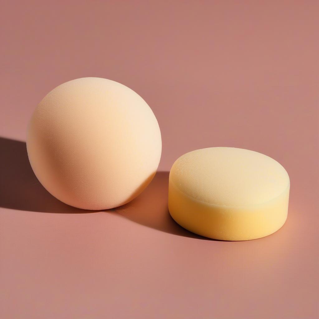 Comparing Wet and Dry Circular Makeup Sponges