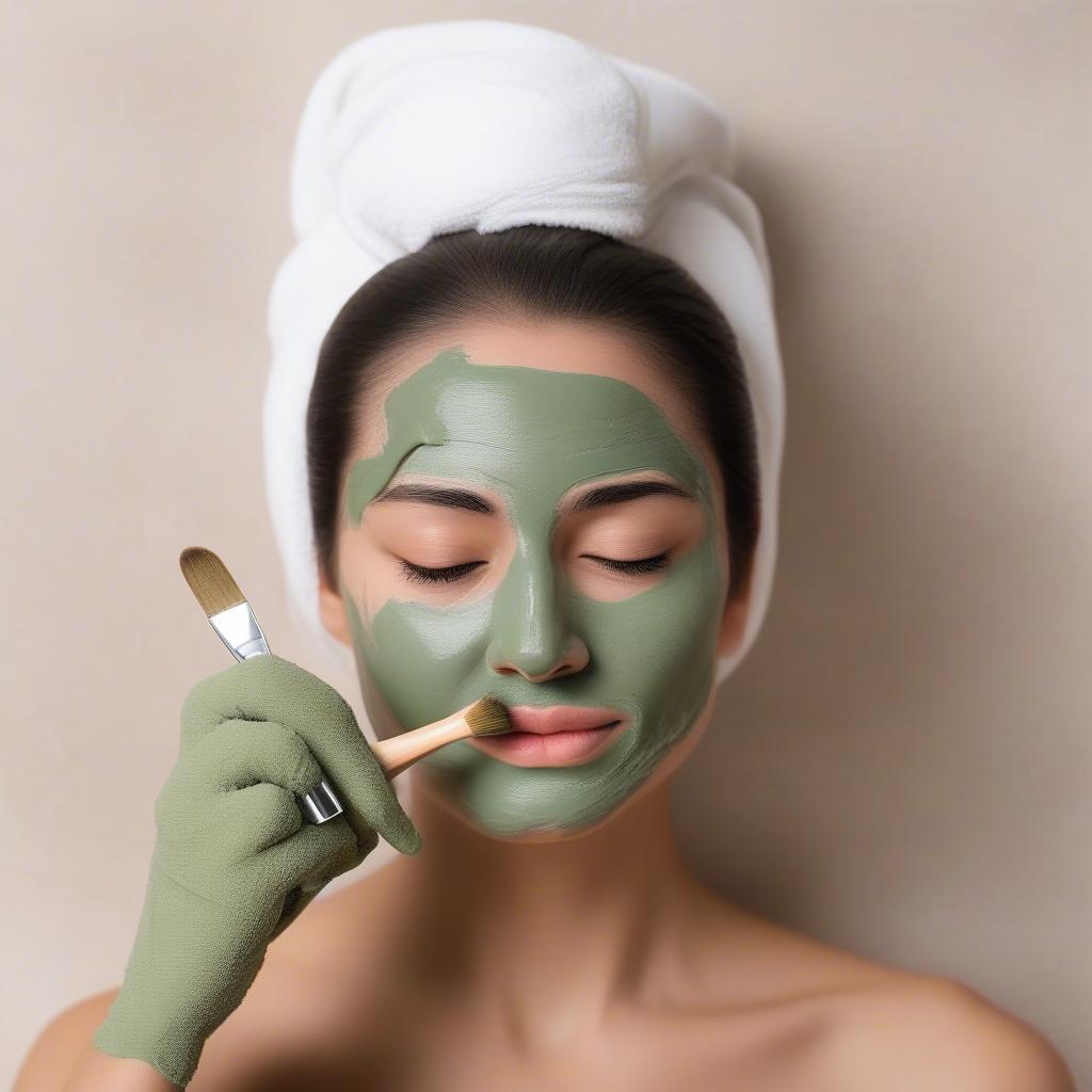 Applying a Clay Mask