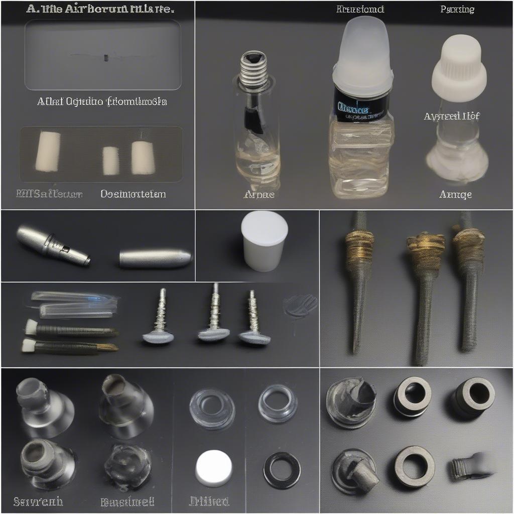 Clean Airbrush Parts