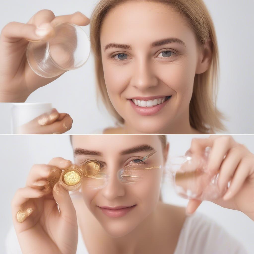 Cleaning and Storing Gold Contact Lenses