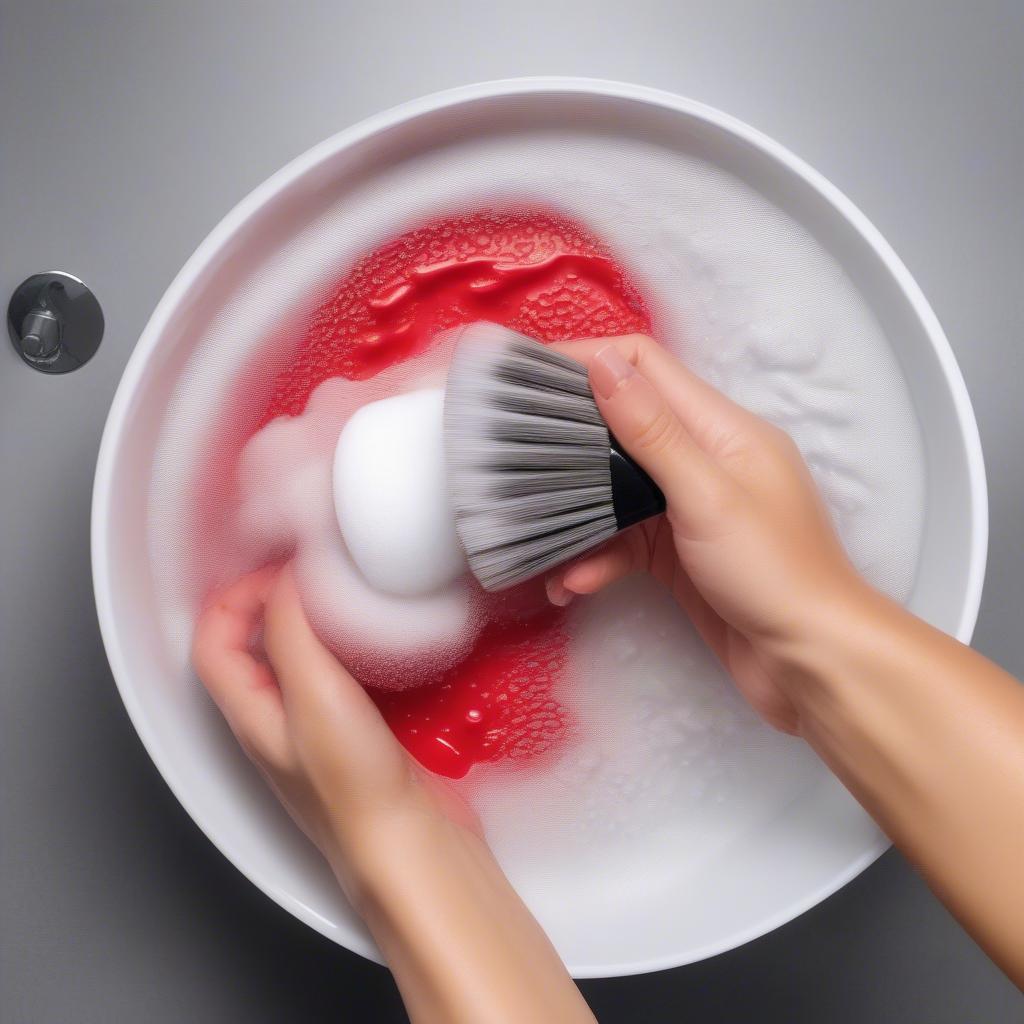 How to Clean Your Red Kiss Brushes