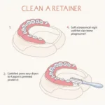 Cleaning a Retainer