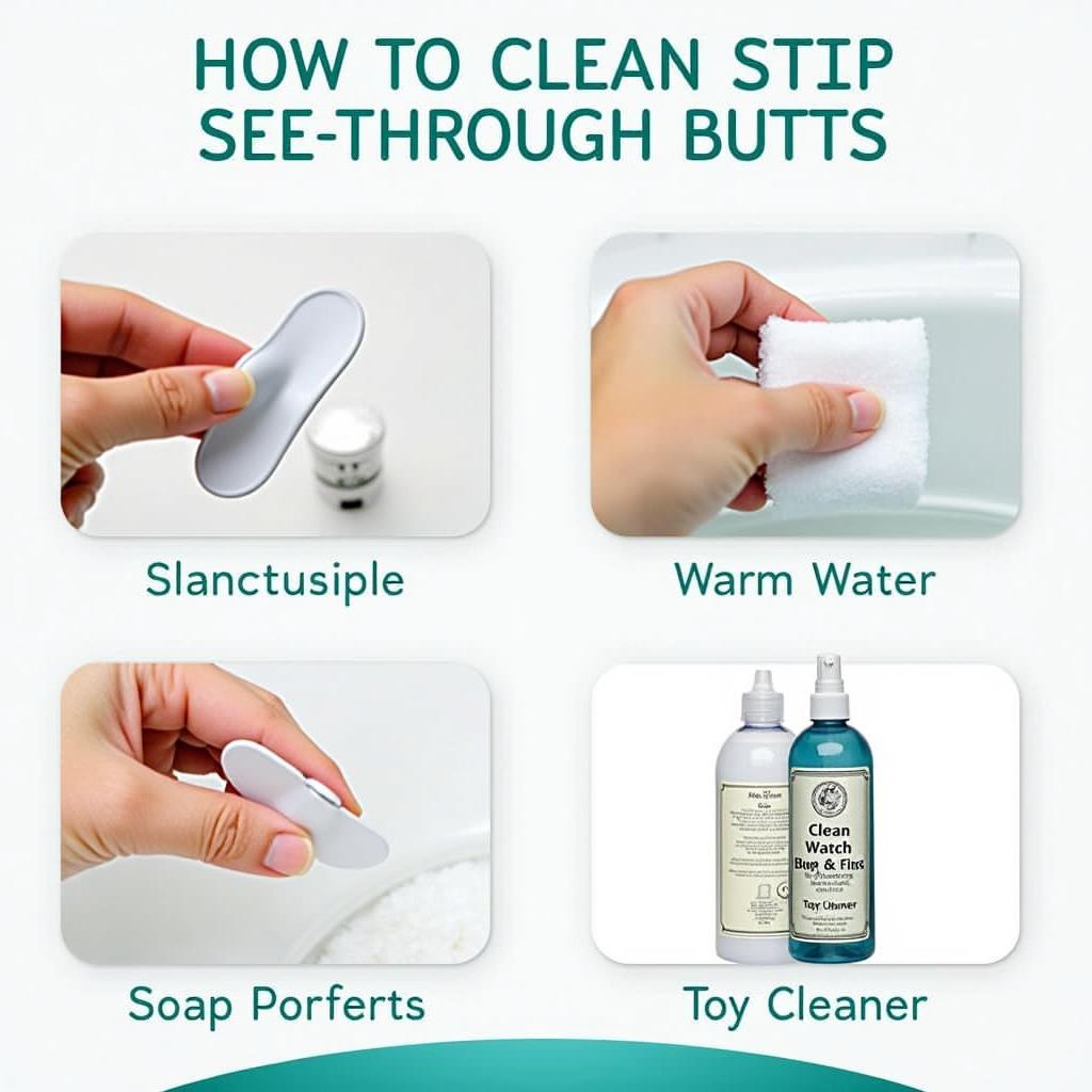 Cleaning a See-Through Butt Plug