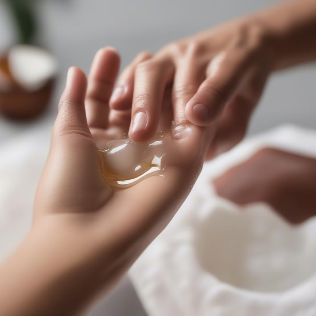 Coconut Oil Scalp Massage