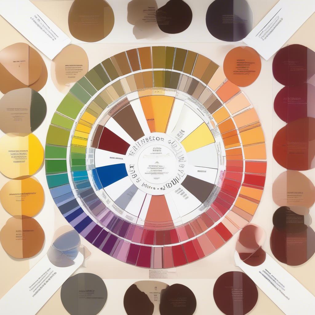 Color Wheel for Hair Color Selection