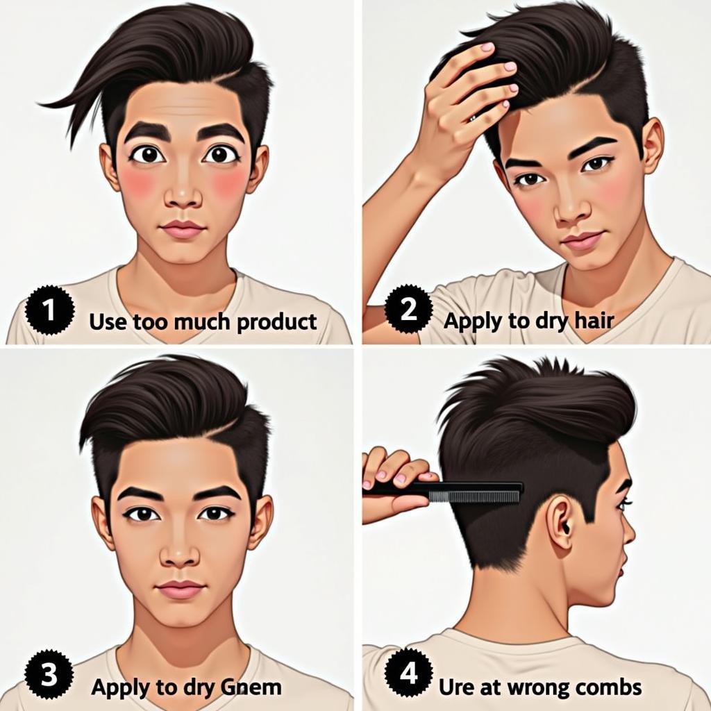 Common Pomade Mistakes