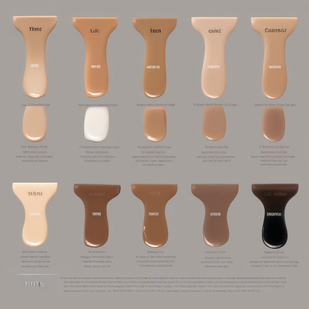 Confessions Tanning Lotion Shade Guide