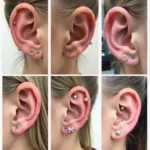 Examples of Constellation Ear Piercings