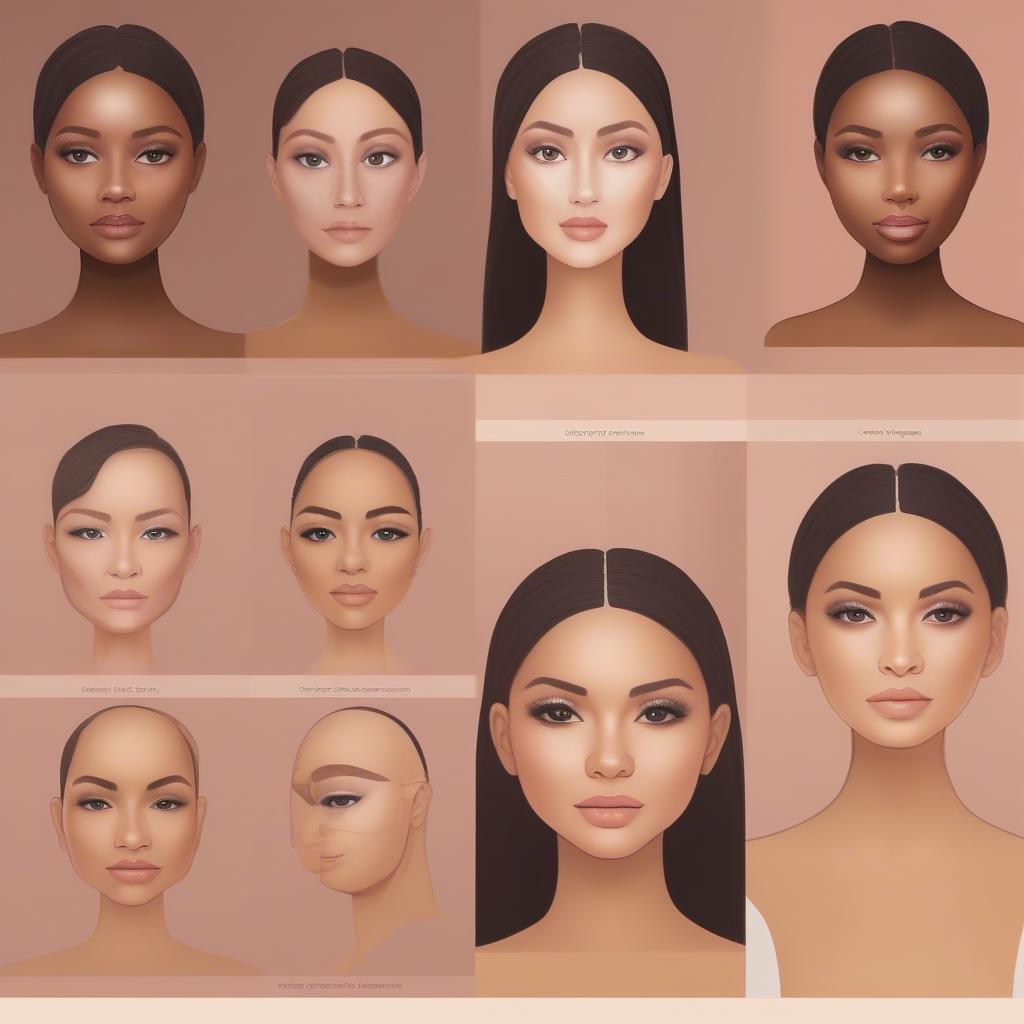 Contouring Technique for Different Face Shapes