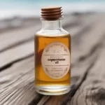 Coppertone Fragrance Oil in a Clear Glass Bottle