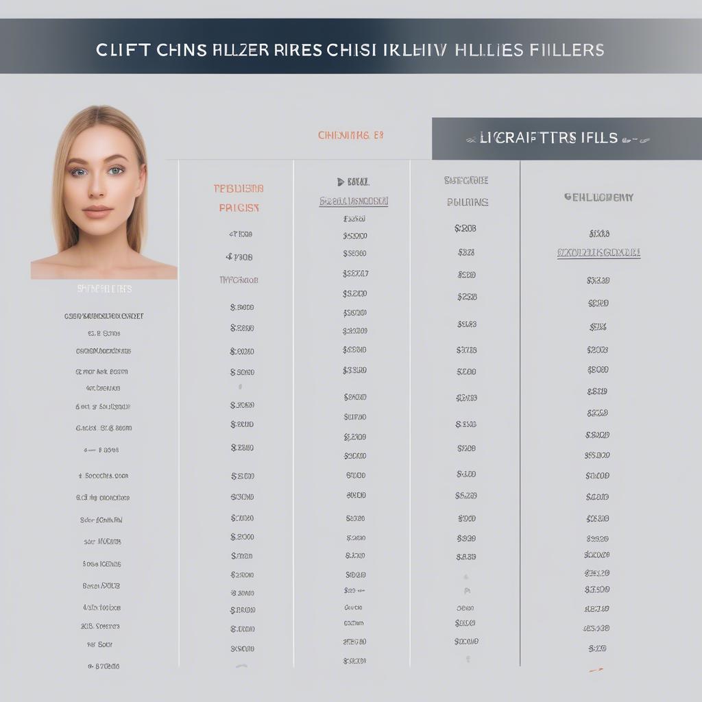 Comparing Cleft Chin Filler Costs