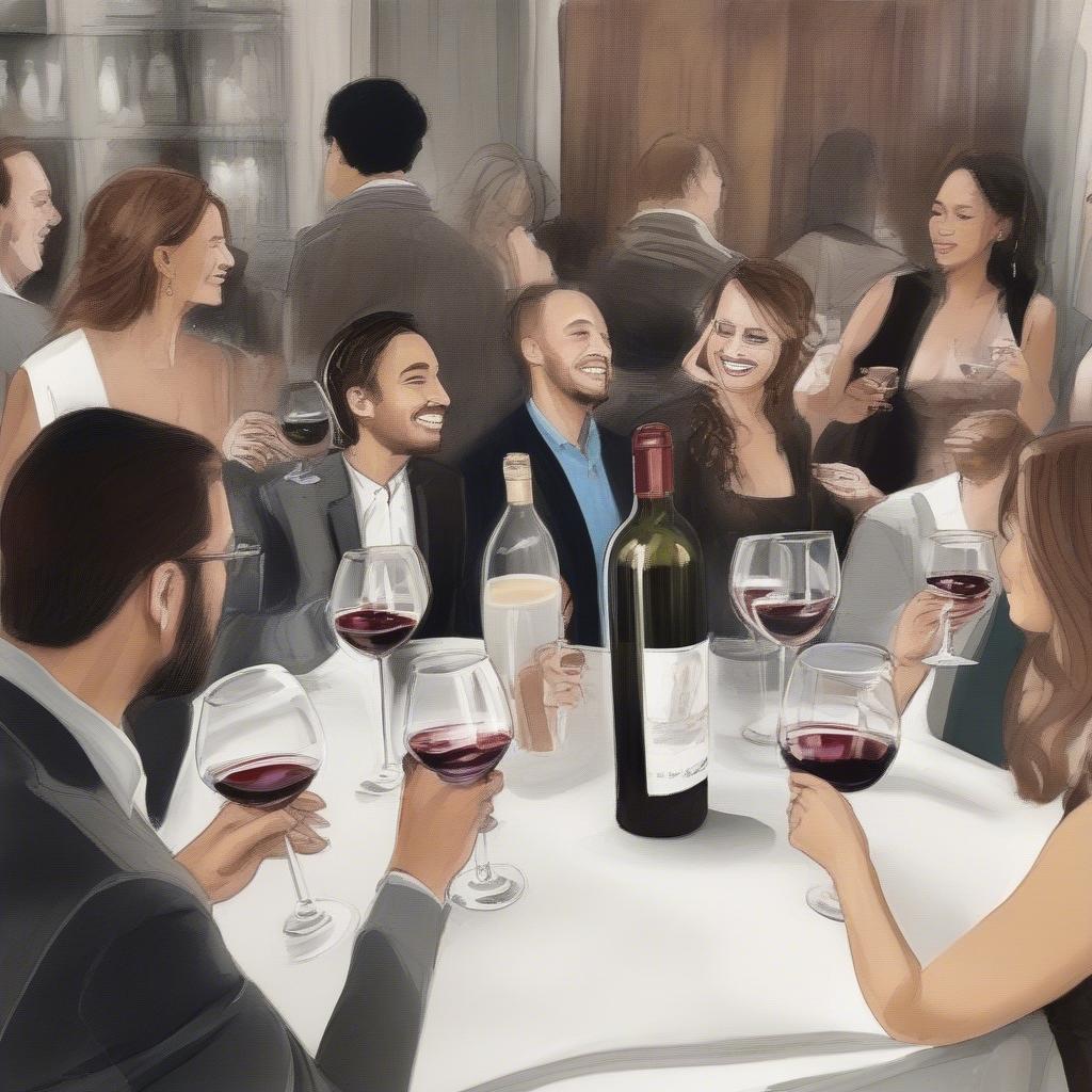 Wine Tasting at a Couples Club in NYC