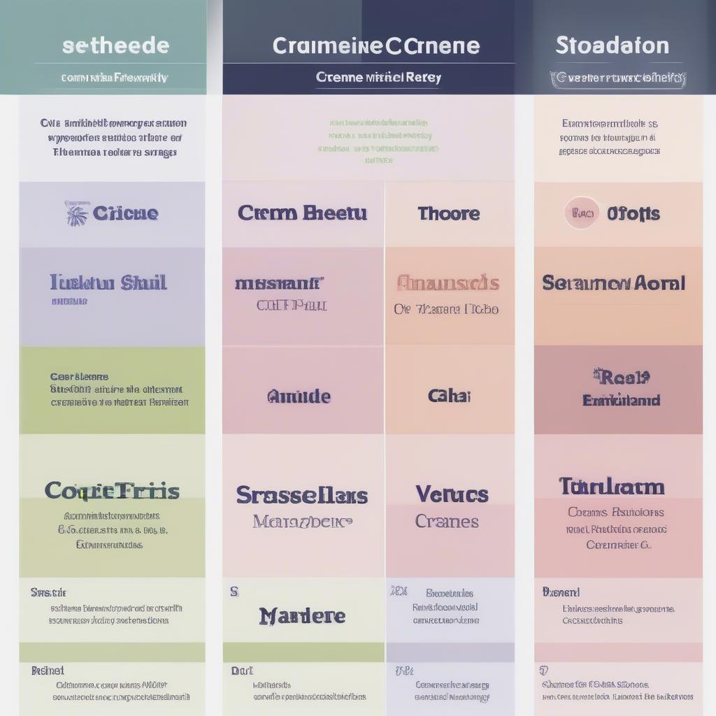 Creme vs Competitors