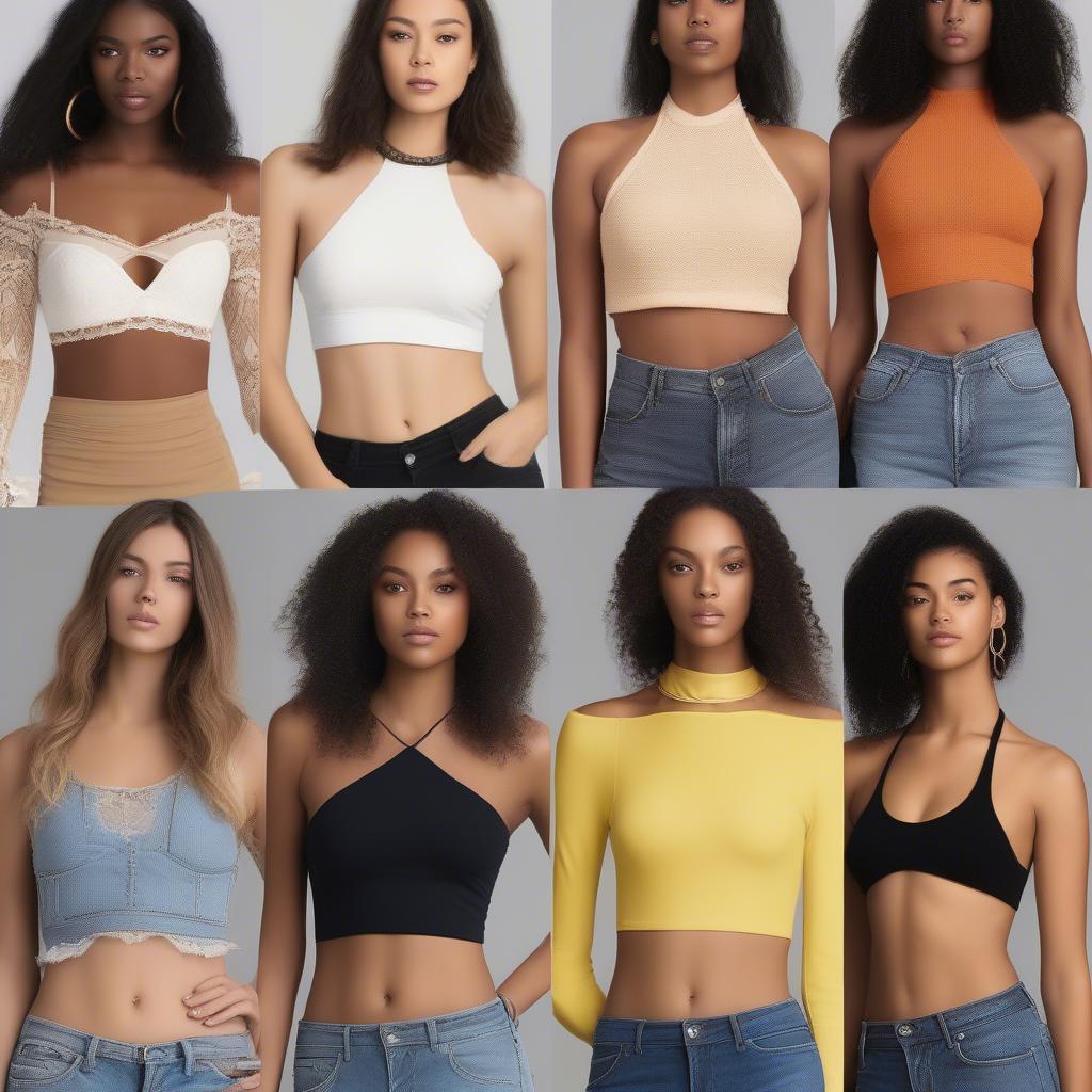 Different Styles of Crop Top Extreme