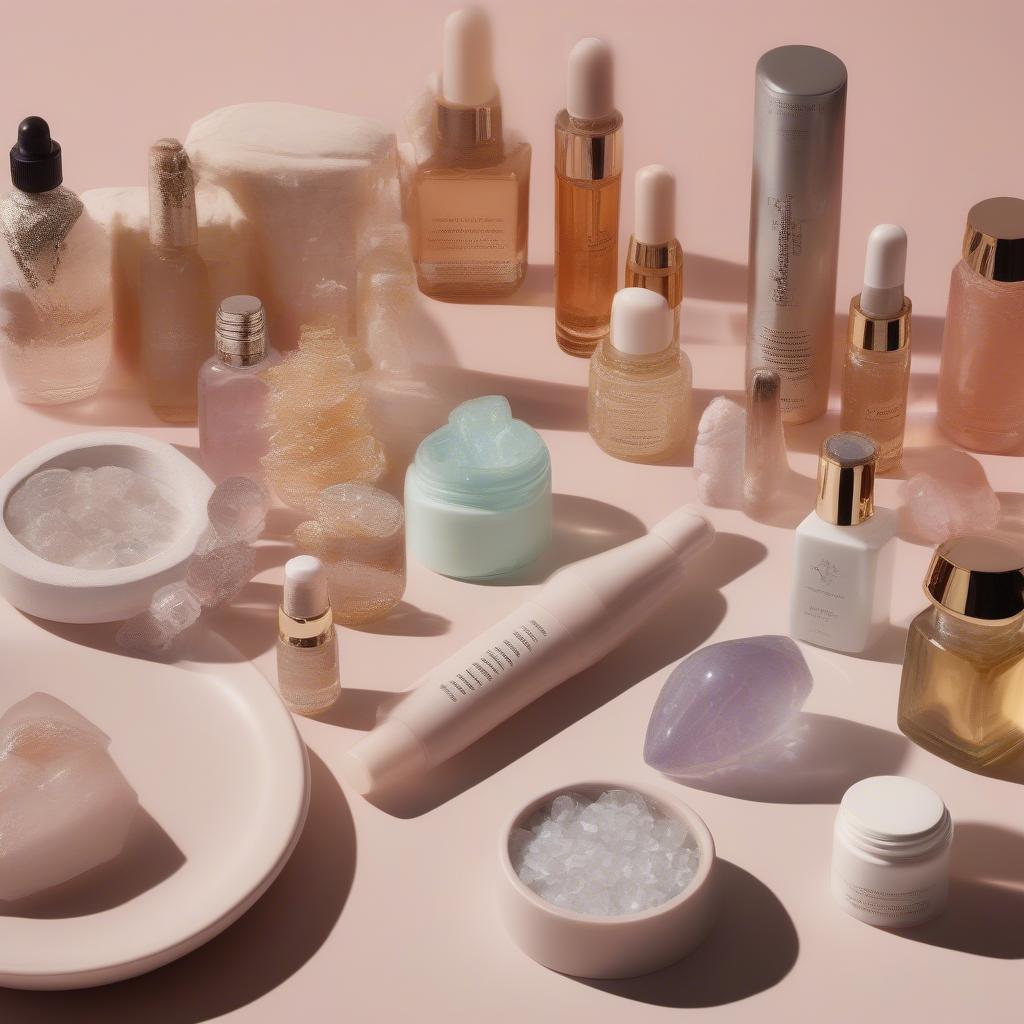 Crystal-Infused Skincare