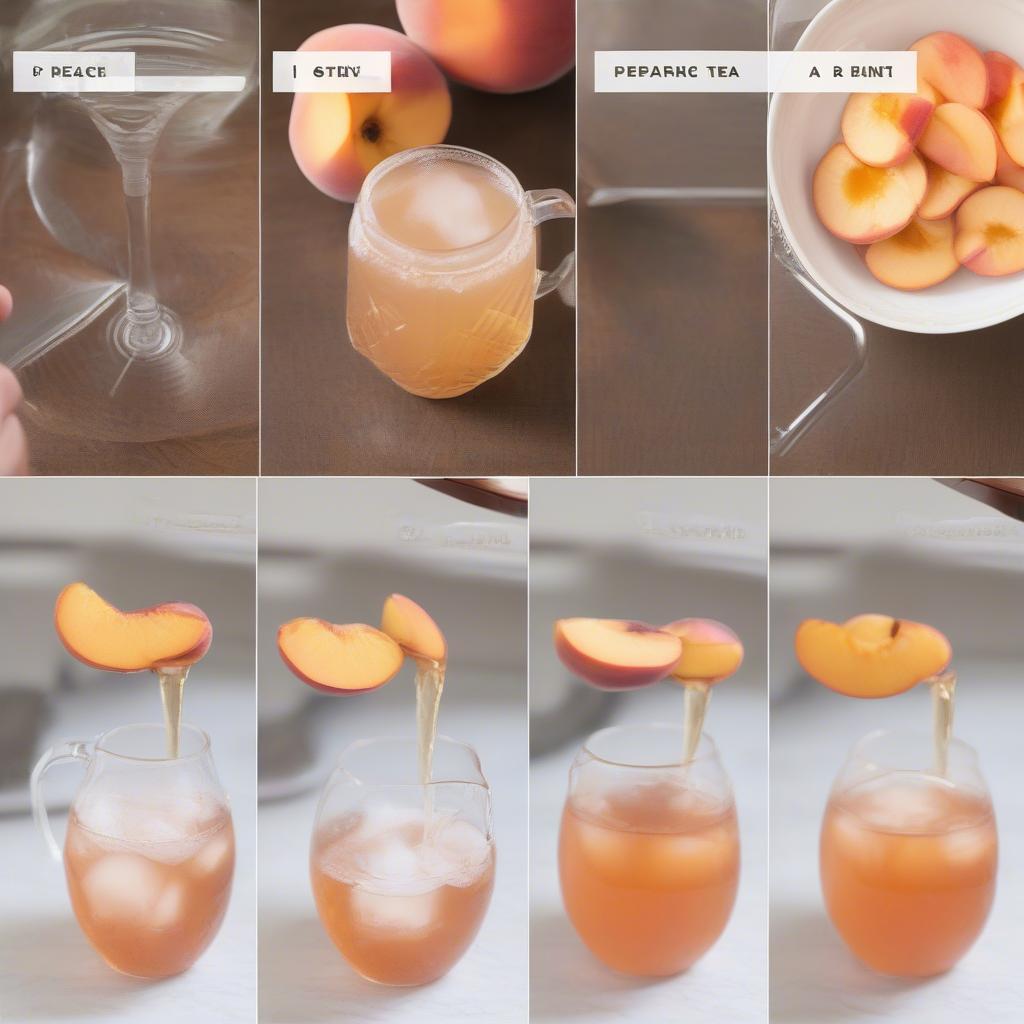 Preparing Crystal Light Peach Tea