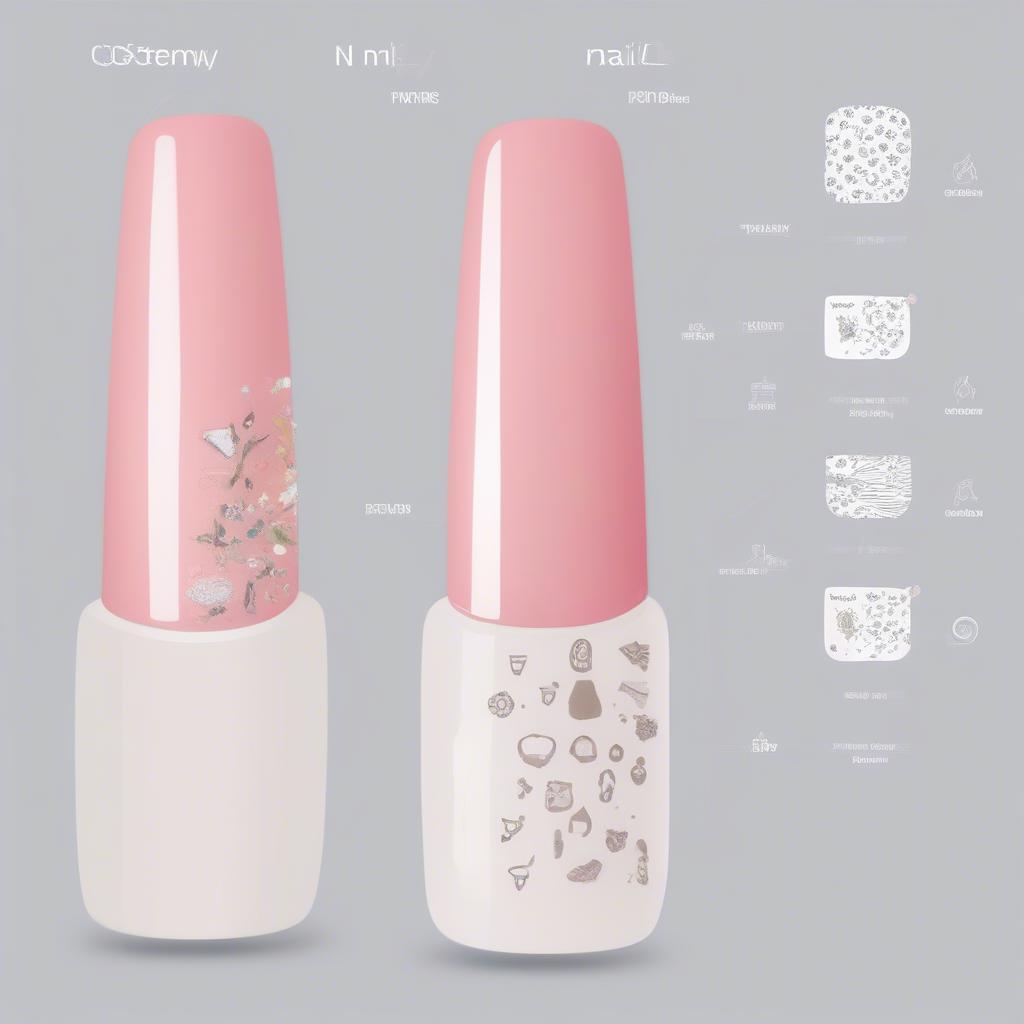 Custom Nail Sticker Design Process