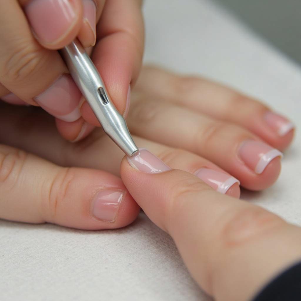 Applying a Cuticle Guard