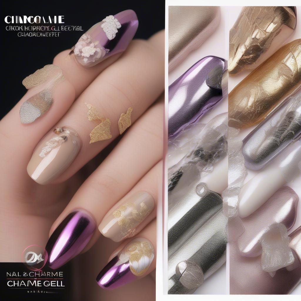 Daily Charme Chrome Nail Art Inspiration