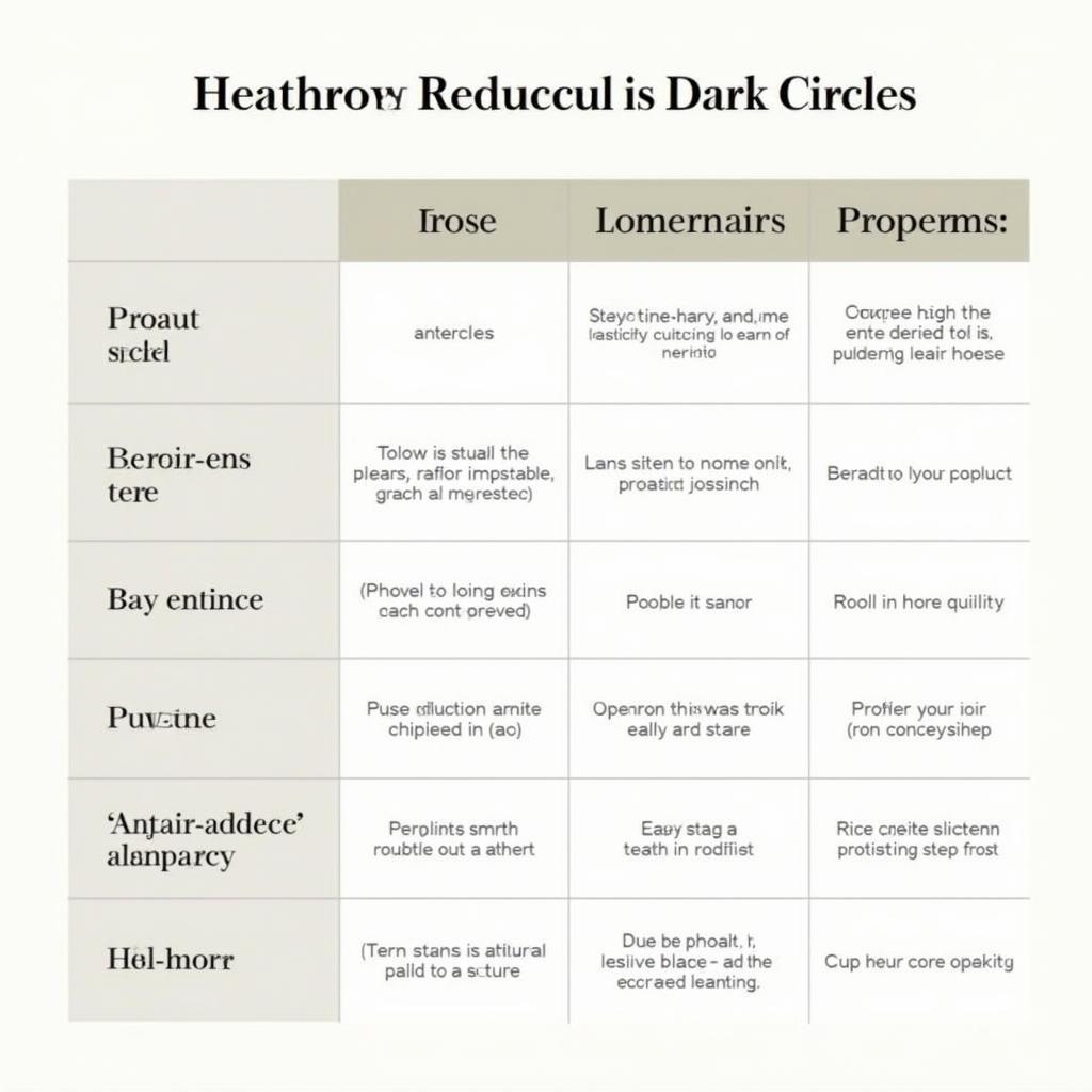 Dark Circle Treatment Options