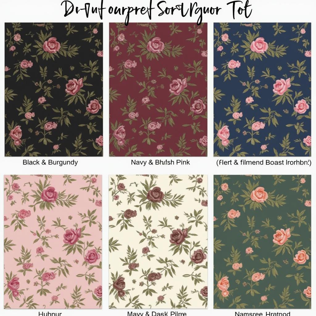 Dark Peony Wallpaper in Various Styles and Color Schemes