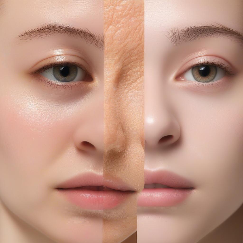 Dehydrated vs. Oily Skin Comparison