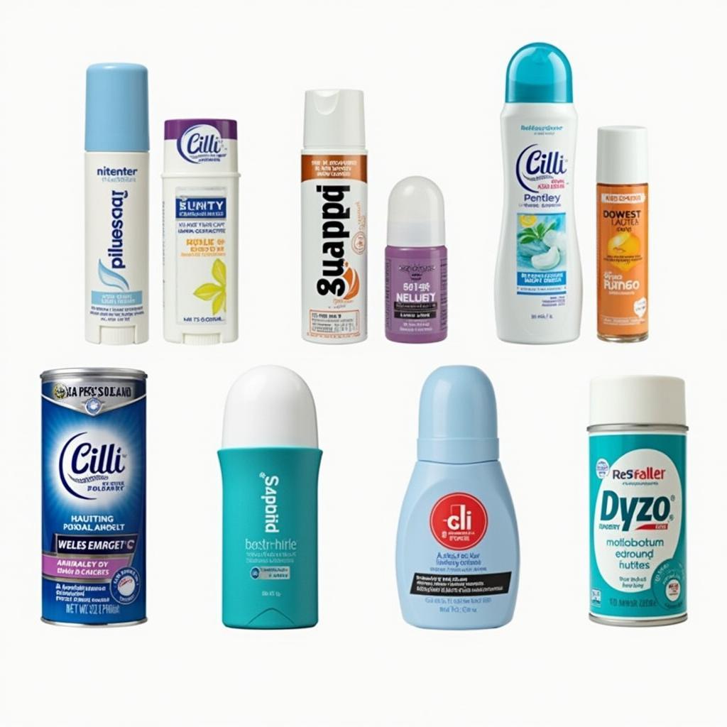 Various Deodorant Options