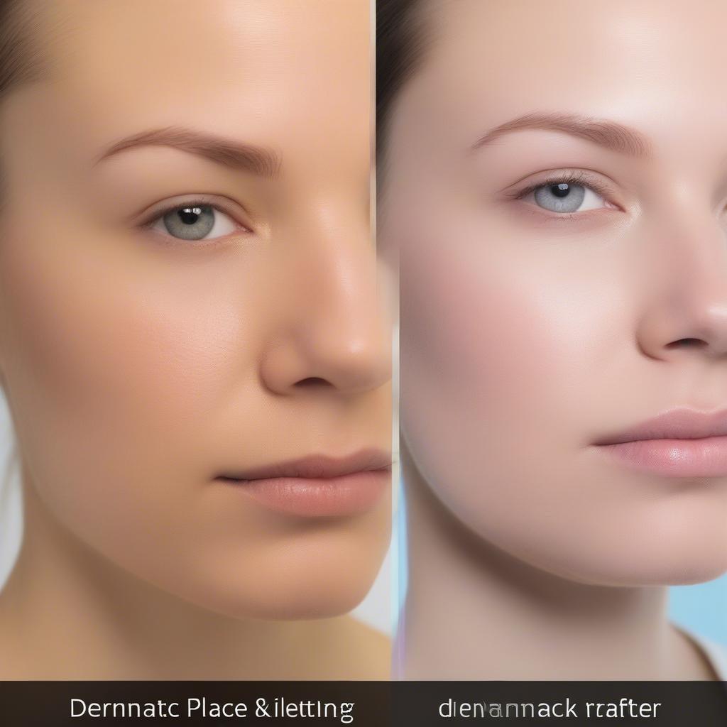 Before and After Dermaplaning Results