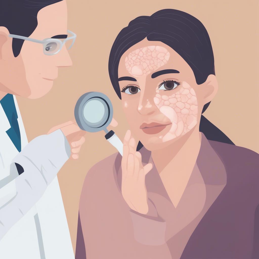 Dermatologist Examining Perioral Dermatitis