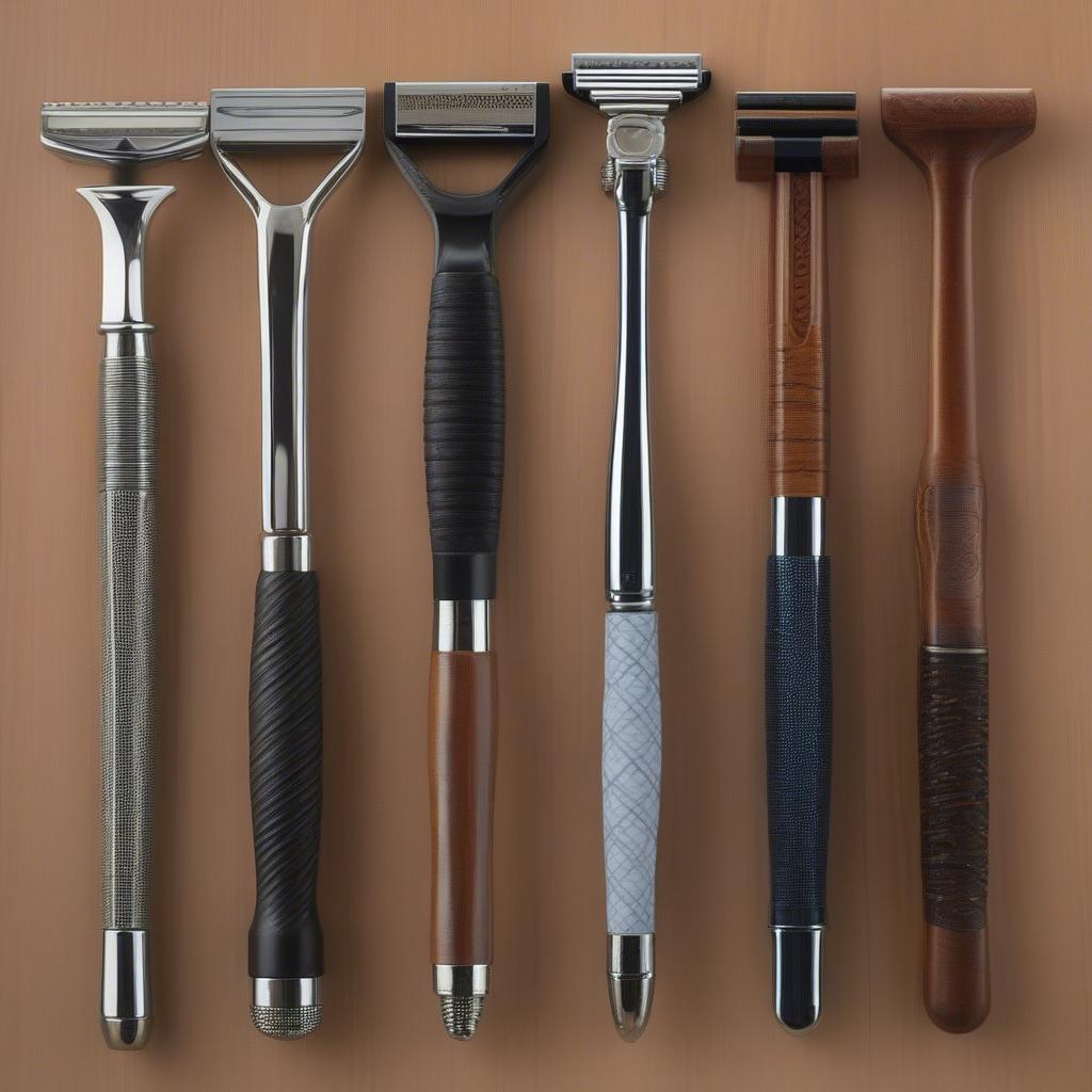 Variety of Butterfly Razor Handles