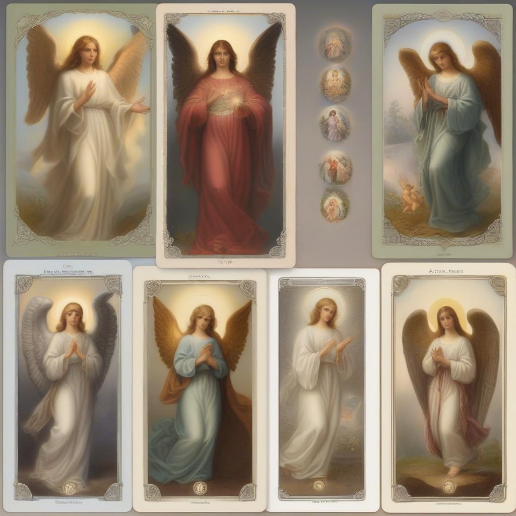 Variety of Guardian Angel Holy Cards: Different styles and depictions cater to individual preferences and spiritual needs.