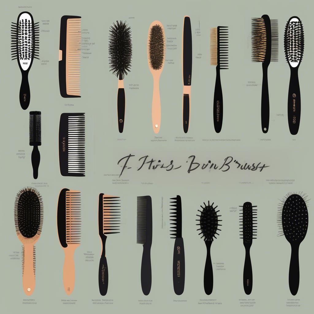 Different Hair Brush Types