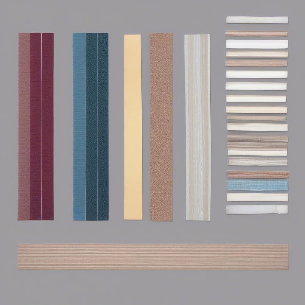 Various Sizes of Fabric Strips for Waxing