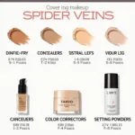 Variety of Spider Vein Cover-Up Products