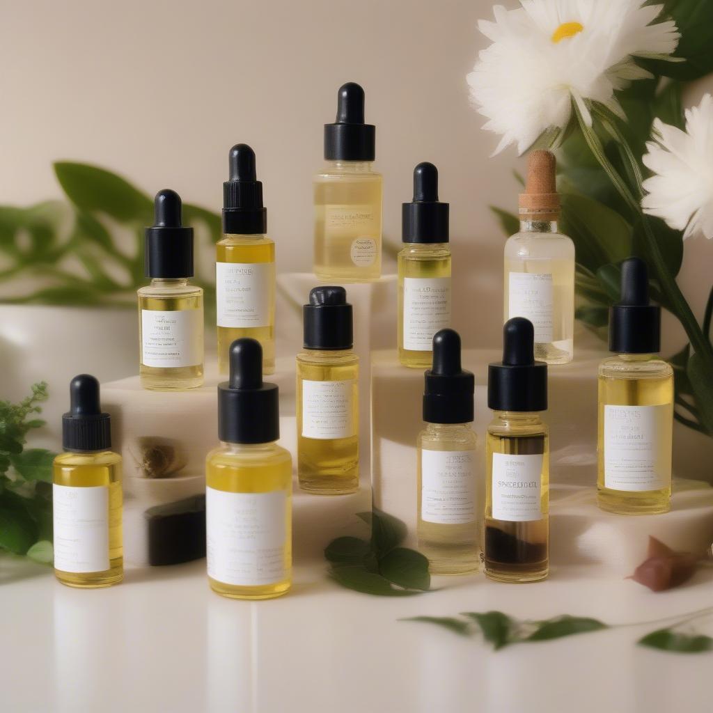 Variety of Fresh Face Oils